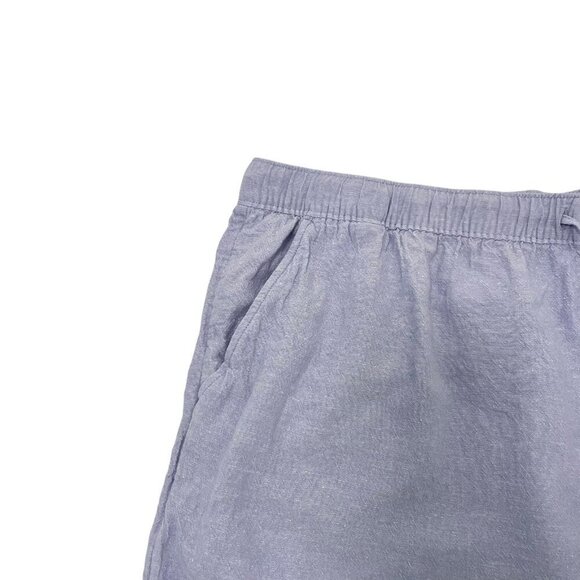 Tahari 100% Linen Pull On Shorts Summer Vacation Beach Lilac Purple size 2X - Picture 3 of 5